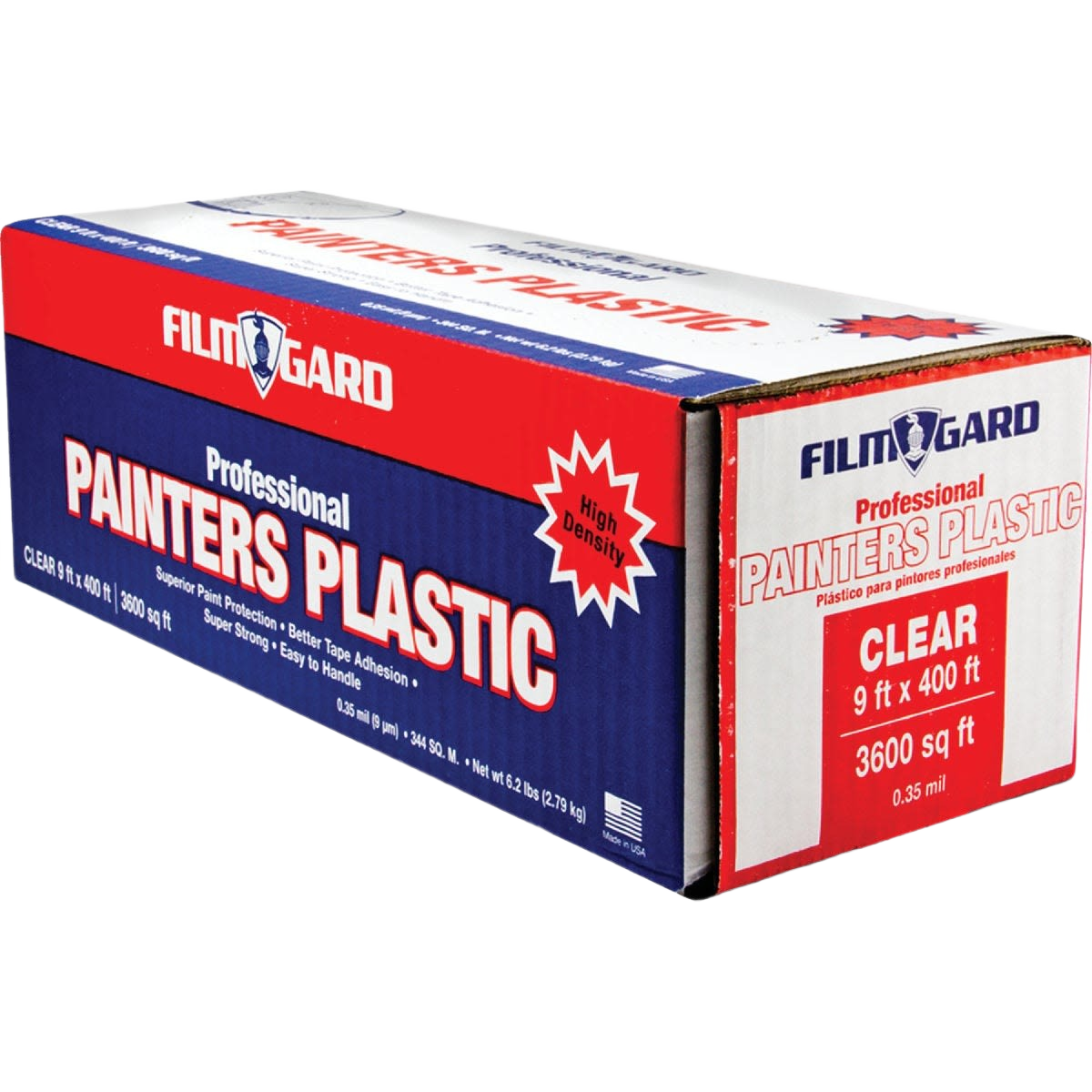 Roll of clear high-density plastic drop cloth for painting and home improvement projects under $50 collections