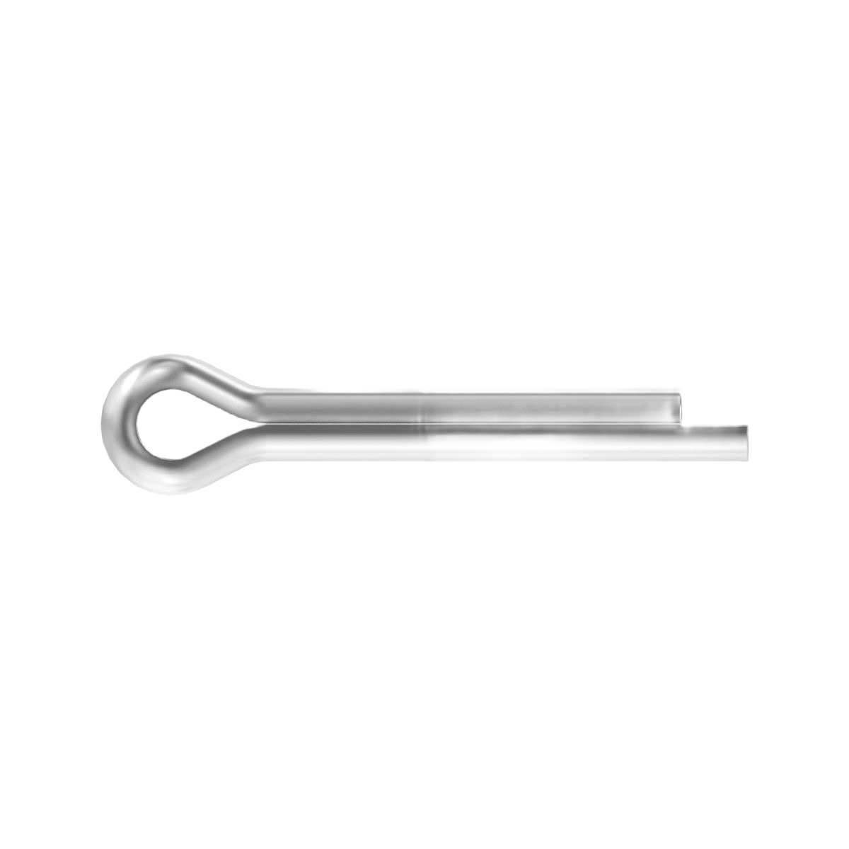 Silver metal cotter pin used in John Deere parts and accessories for home improvement and hardware needs under $25