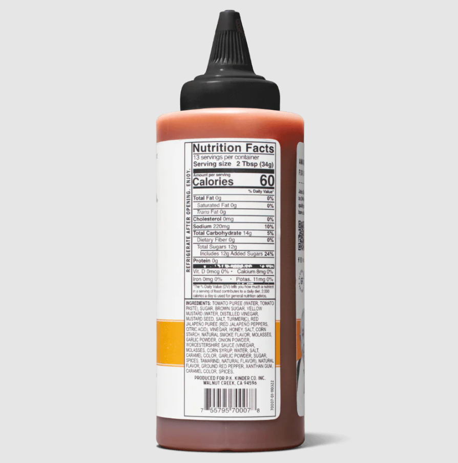 Kinder's Honey Hot BBQ Sauce, 15.5 Oz.