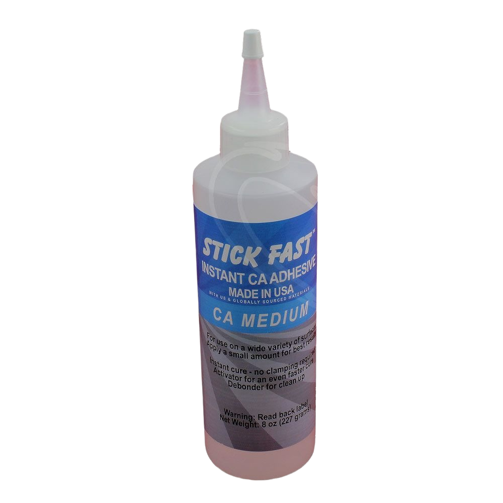 8 oz bottle of Stick Fast Medium CA glue with thin consistency for home improvement and adhesive needs under $50 collections