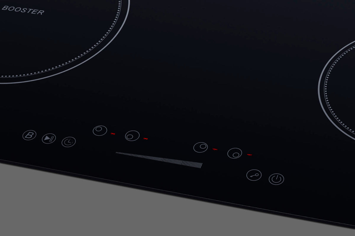 30" Wide 208-240V 4-Zone Induction Cooktop