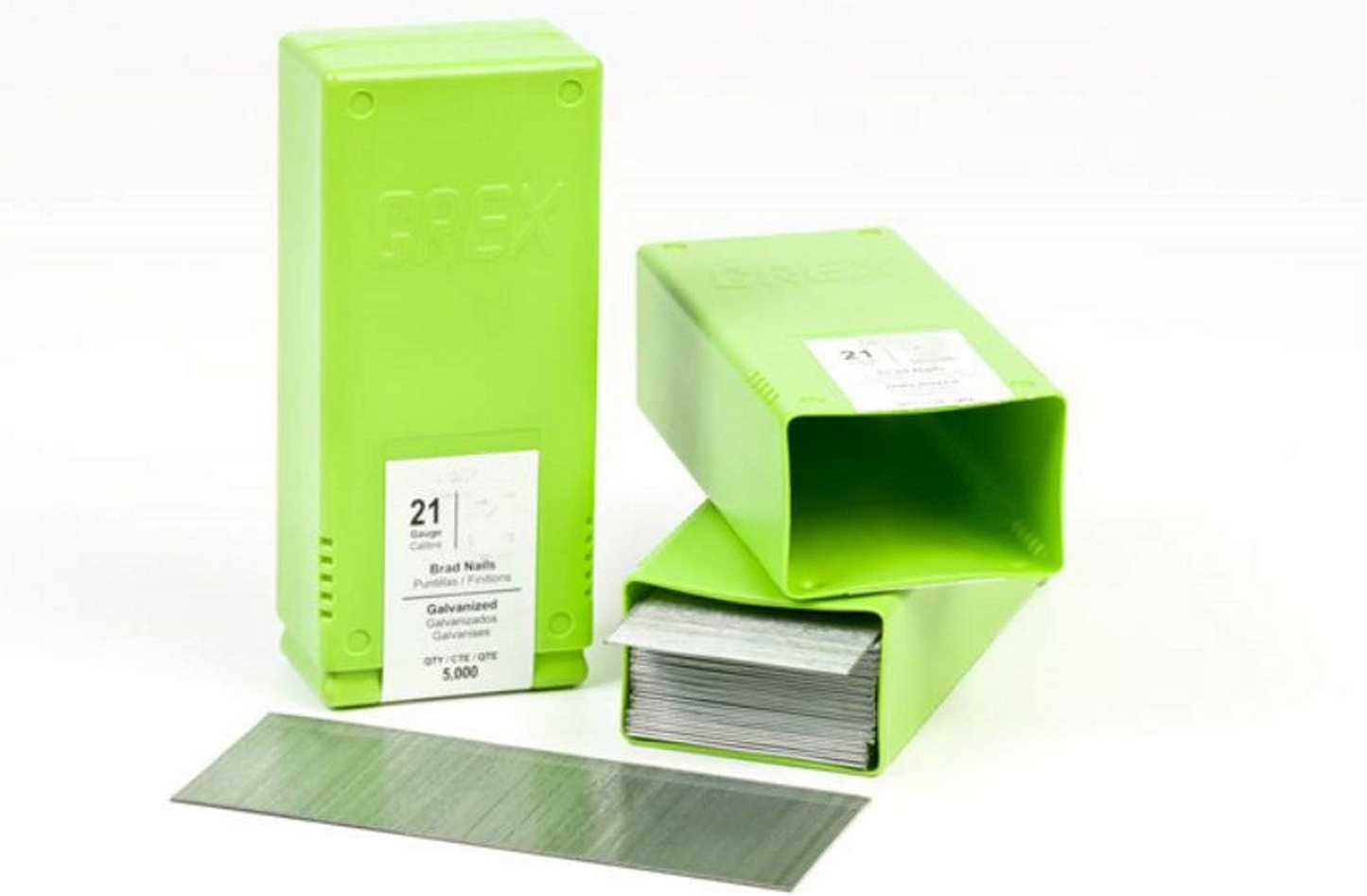 Grex 21-Gauge Brads, 1-3/4 in., 5,000-Count