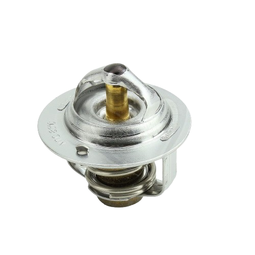 Silver metal thermostat component with brass center stem for automotive and John Deere parts collections under $50