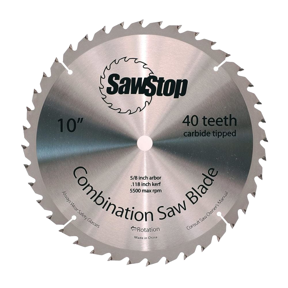 SawStop 10" 40-Tooth Saw Blade