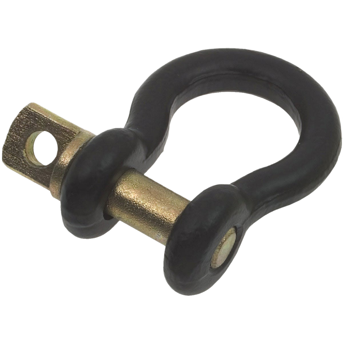 Black-coated screw-pin clevis with 7/16 inch pin for towing and hitching in Parts & Lubricants collection