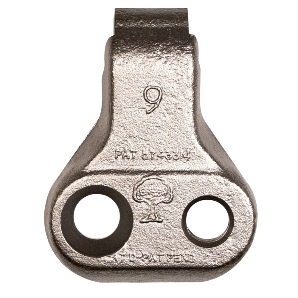 High-strength through-hardened alloy steel reversed pocket with dual mounting holes, designed for reliable performance in Parts & Lubricants and Under $50 collections.