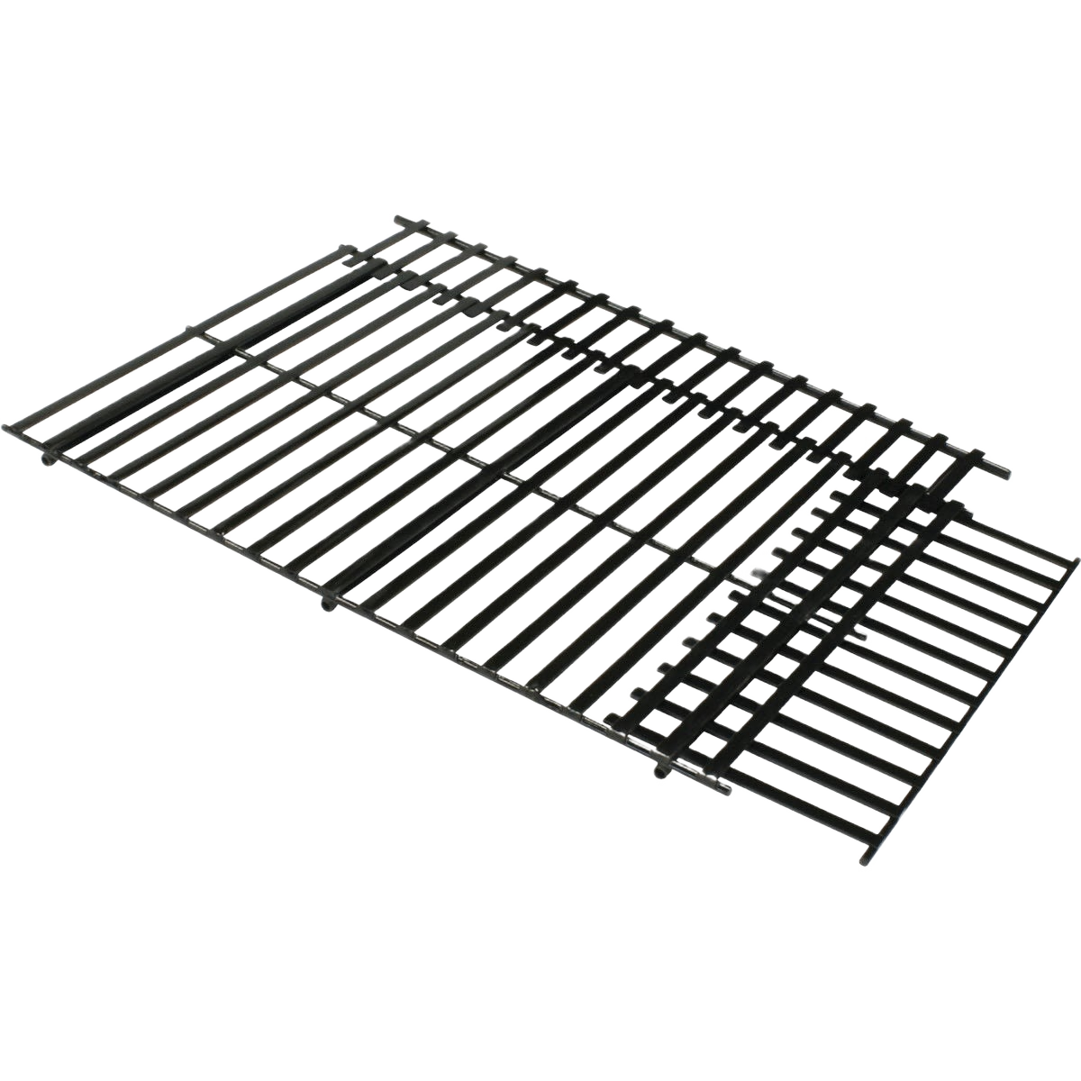 Porcelain coated adjustable grill grate made of heavy-duty steel for grilling tools and outdoor living accessories under $50.