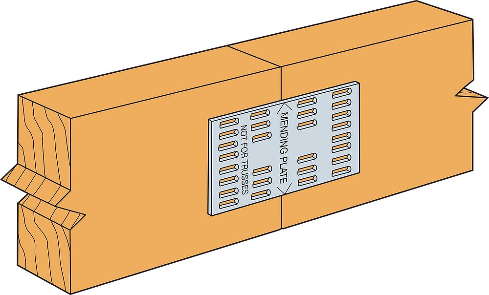 Simpson Strong-Tie MP24 2" X 4" Mending Plate