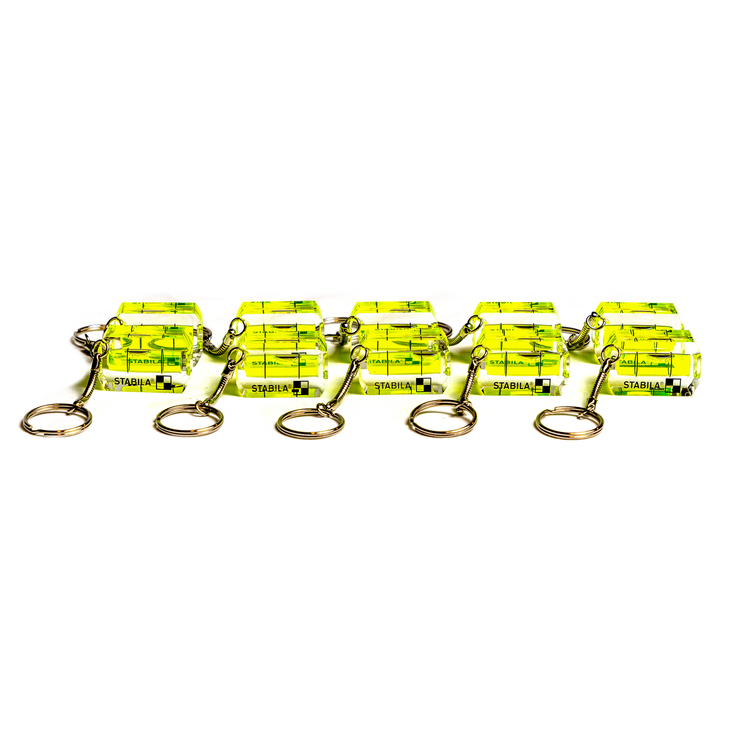 Stabila Mini Keychain Level, 10-Pack