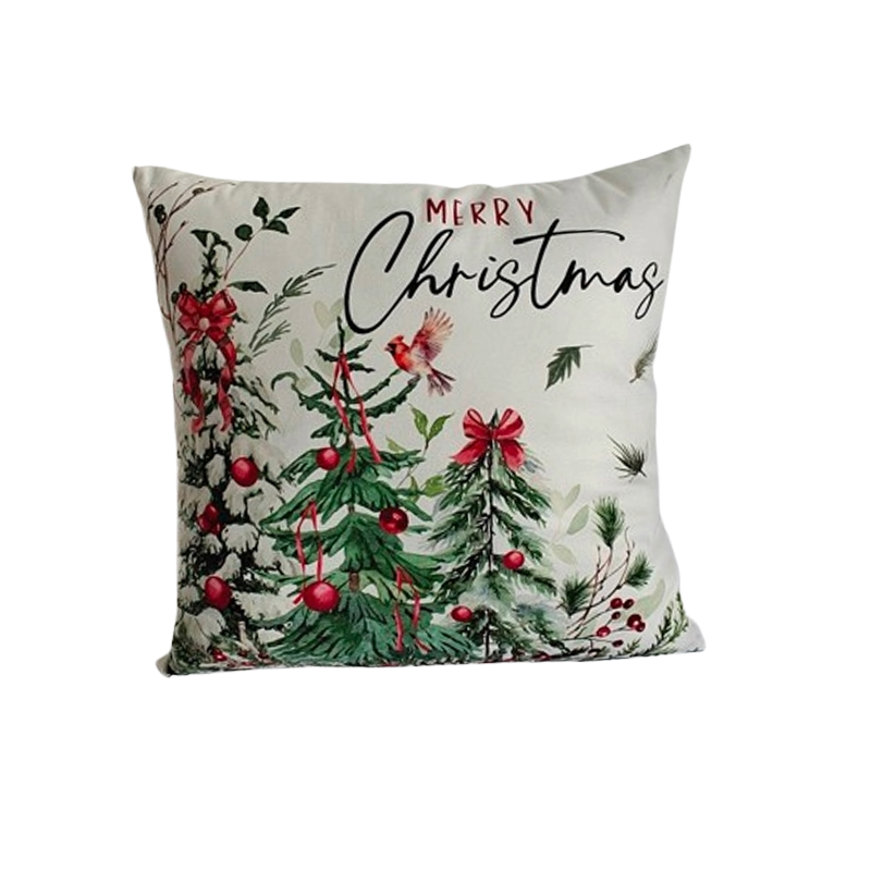 Direct International 18" "Merry Christmas" Tree Pillow