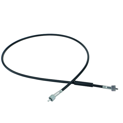 Black hour meter cable with metal connectors designed for use in John Deere equipment parts and lubricants collection