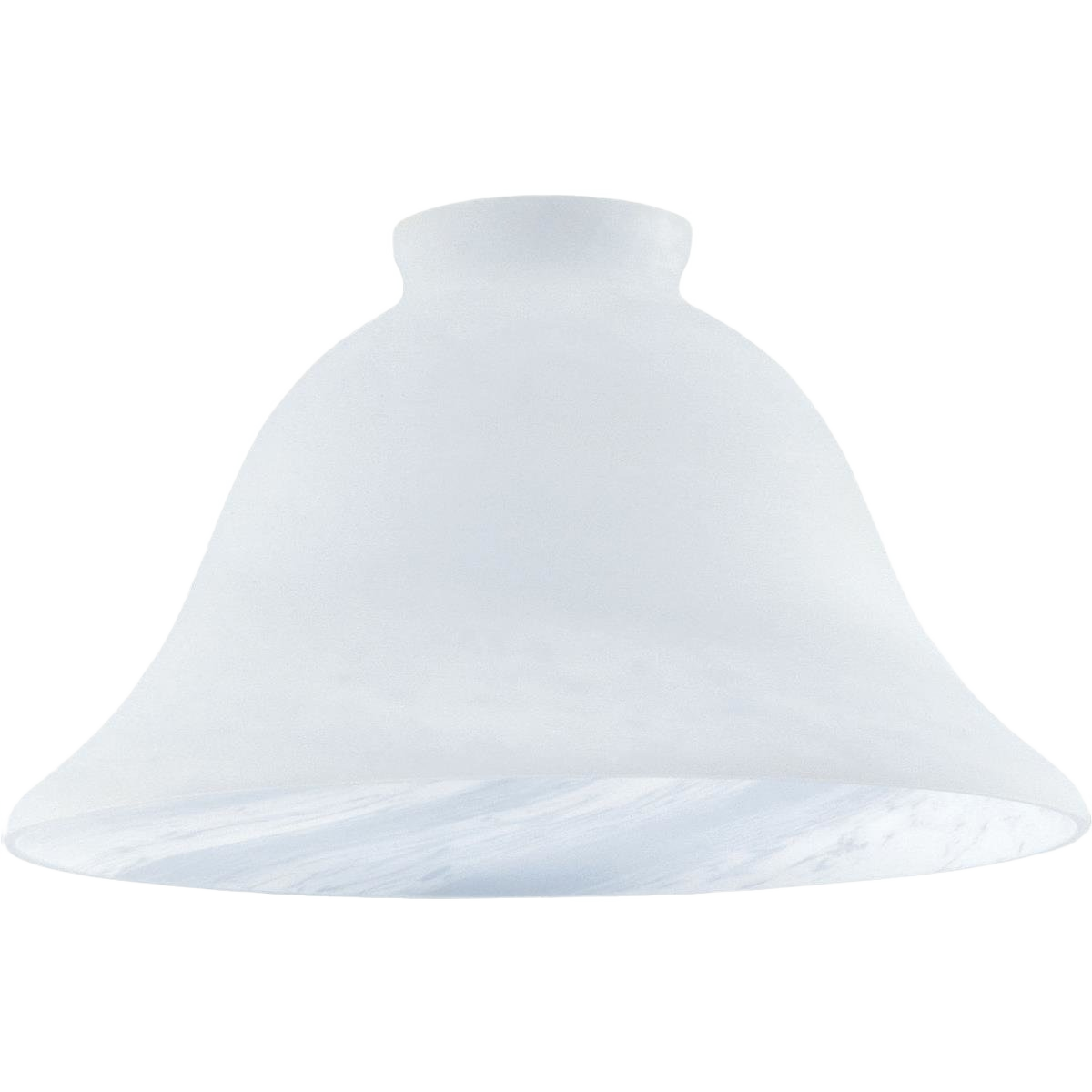 Honey swirl white glass shade with a scavo design for bathroom and home lighting fixtures under $50 category