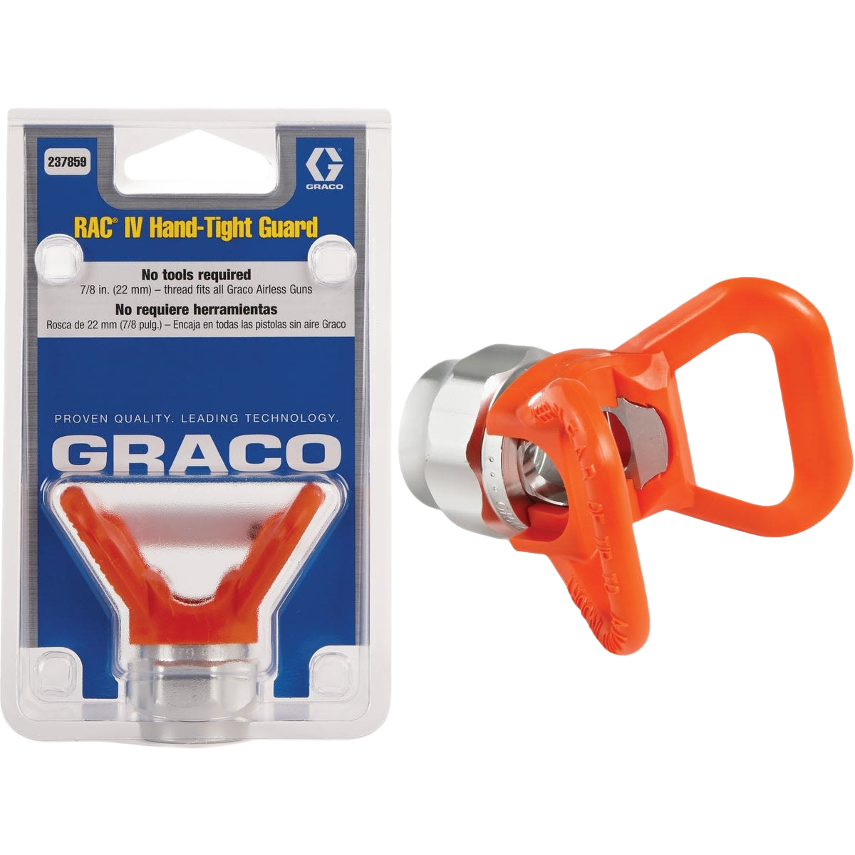 Orange and metal tip guard accessory for paint sprayers in tools and paint supplies collections under $50