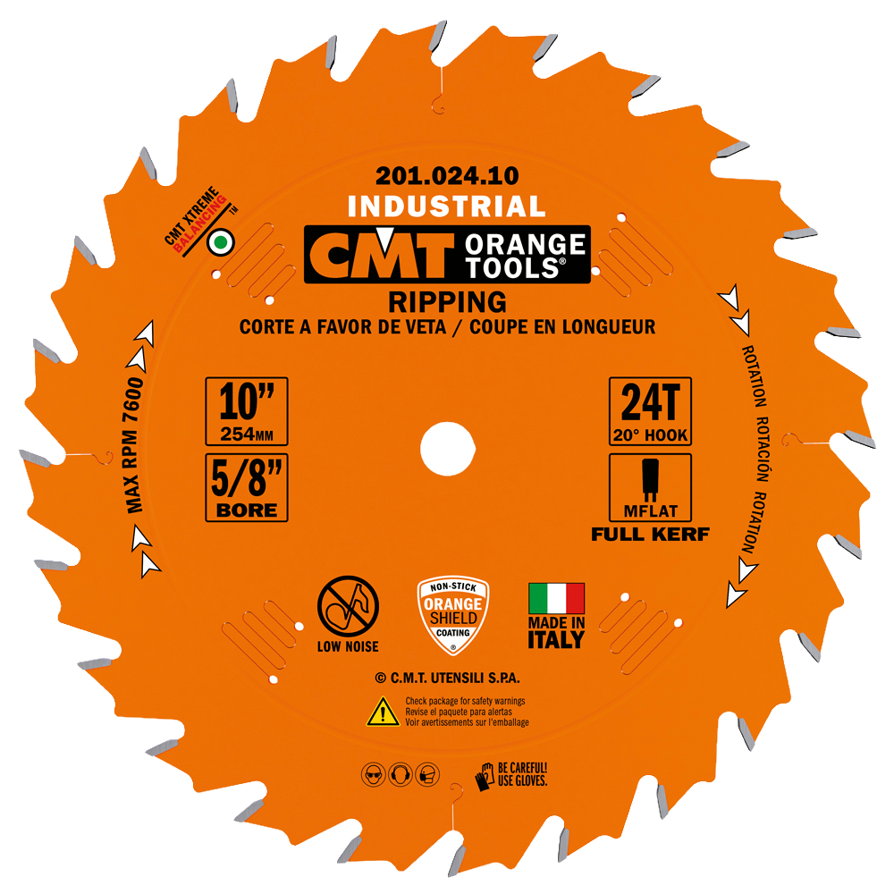 CMT Orange Tools 12” 30T Industrial Ripping Saw Blade