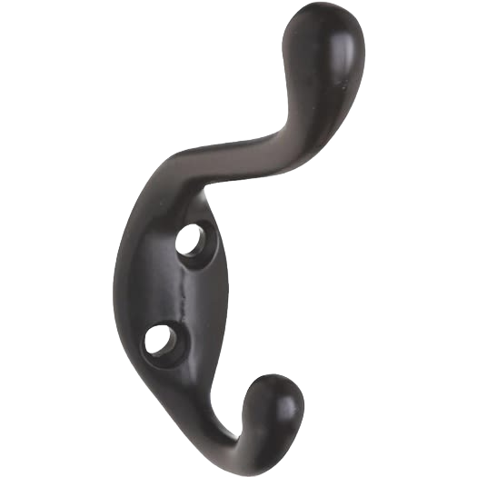 Heavy-duty oil rubbed bronze coat and hat hook for closet organization and home improvement under $50 collections