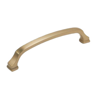 Golden champagne finish cabinet pull with classic design for furniture hardware and home improvement projects under $50