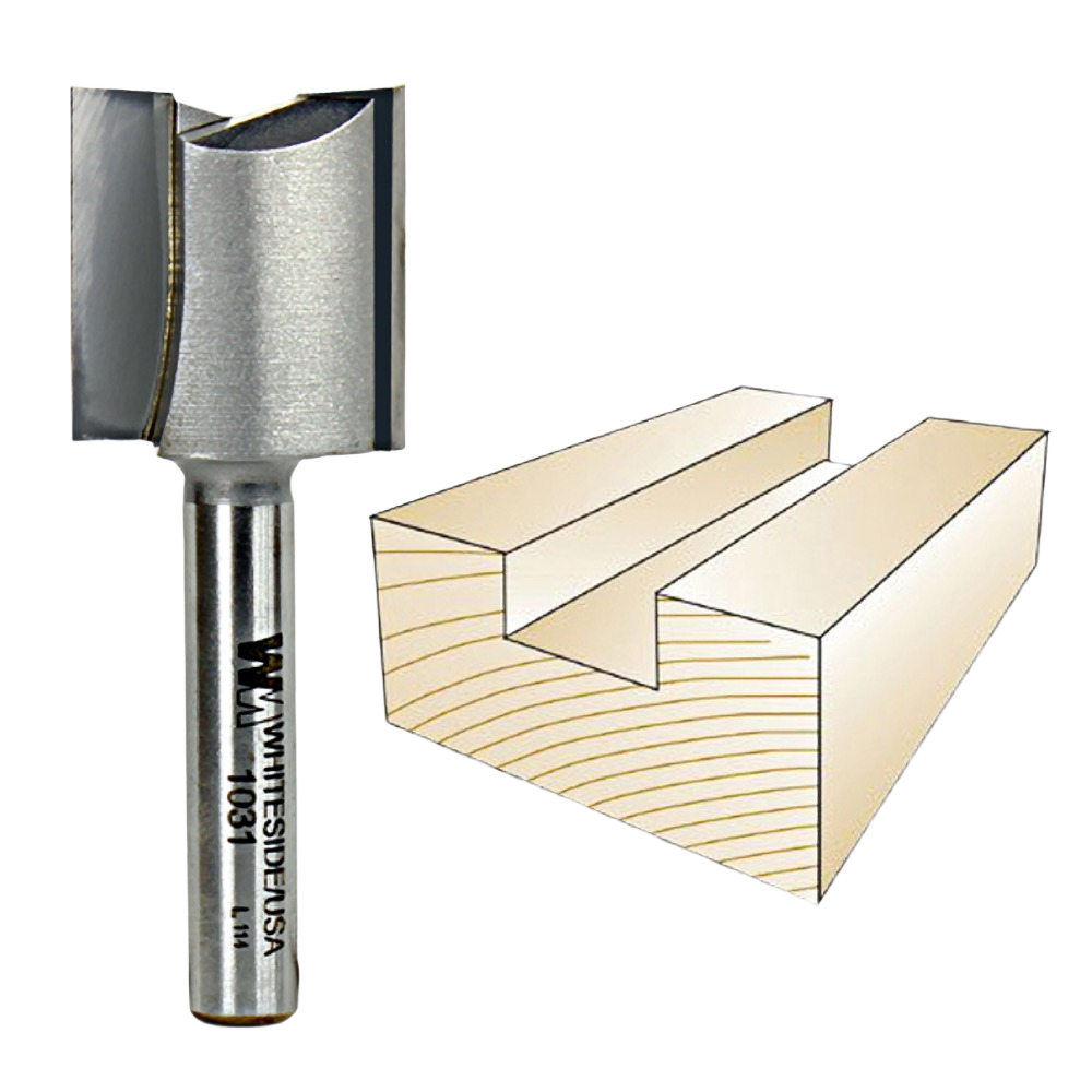 Whiteside straight router bit for woodworking grooves and dados in tool accessories under $50 and power tool collections