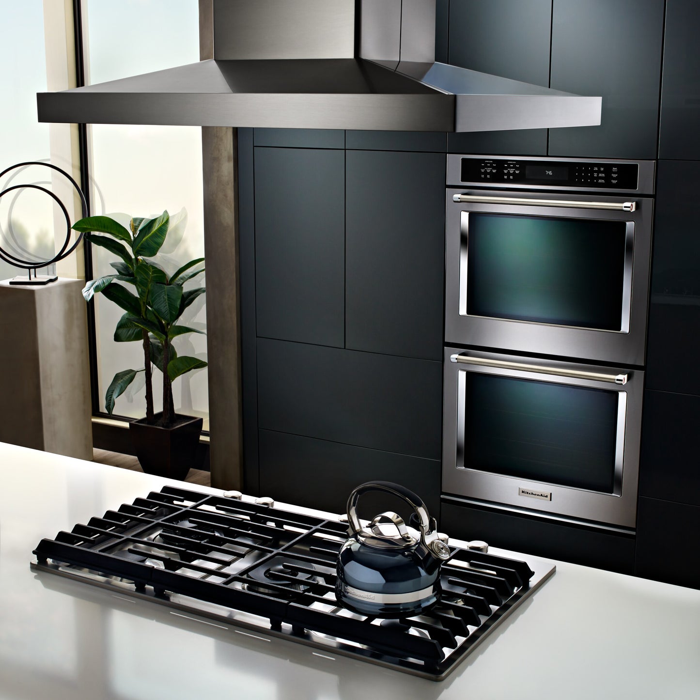 36" Island-Mount, 3-Speed Canopy Hood