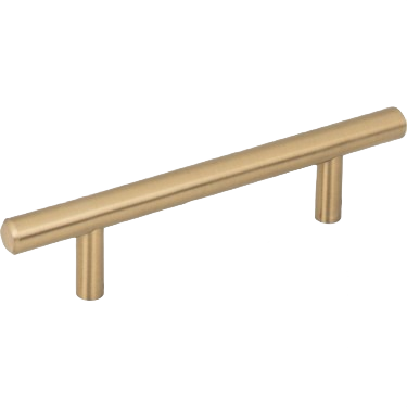 Satin bronze cabinet bar pull with modern design for hardware and furniture accessories in home improvement collections under $50