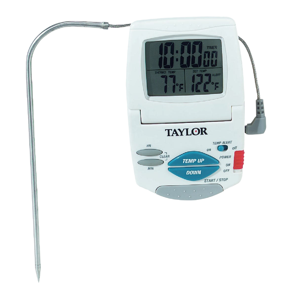 Digital wired probe thermometer with large display and temperature controls for kitchenware and cooking tasks under $50 collections