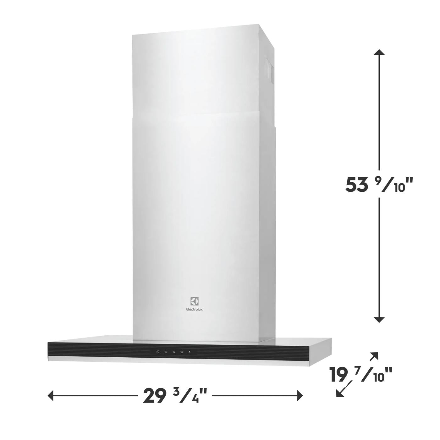 30" Wall-Mount T Shape Hood