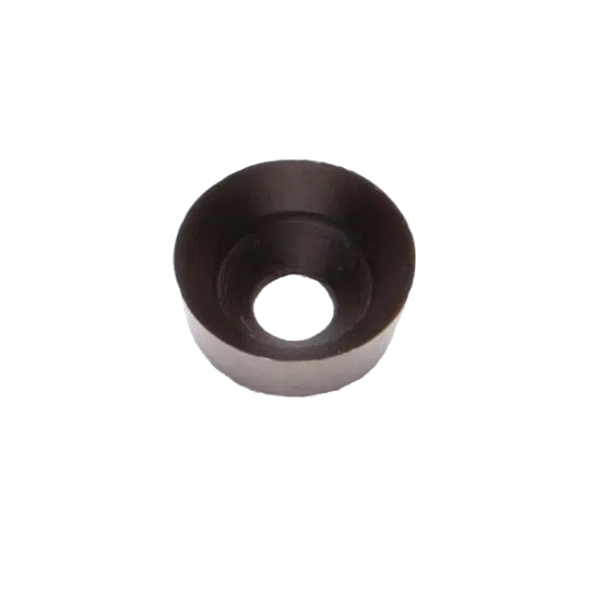 Black plastic replacement cutter holder cup for woodworking tools and home improvement projects