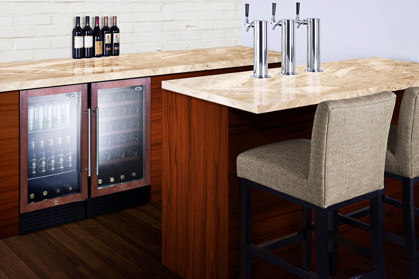 18" Wide Built-In Beverage Center (Panel Not Included)