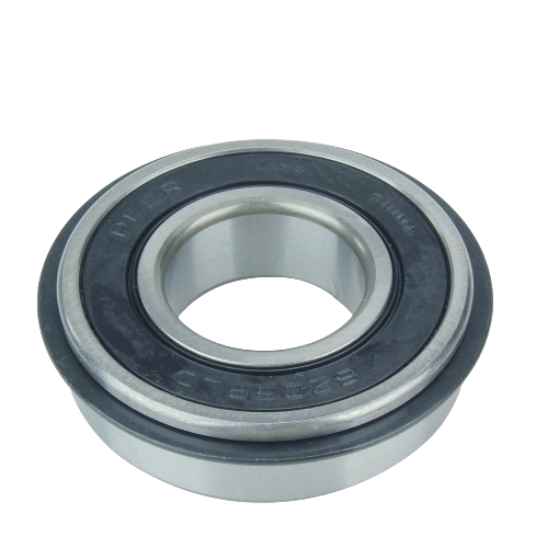 Single row cylindrical ball bearing with sealed black rubber shields for tools and home improvement applications