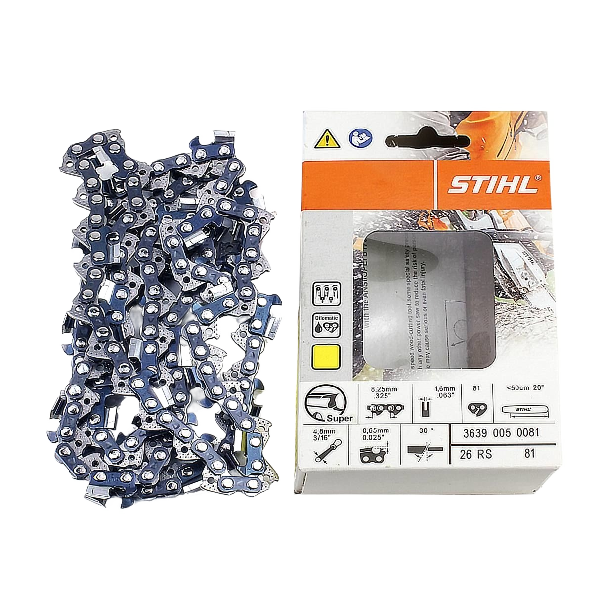 STIHL 20-inch Oilomatic chain with rapid super cutter design in saw accessories and power tool collections
