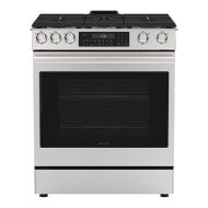6.1 CF / 30" Gas Slide-In Range, True European Convection, Air Fry