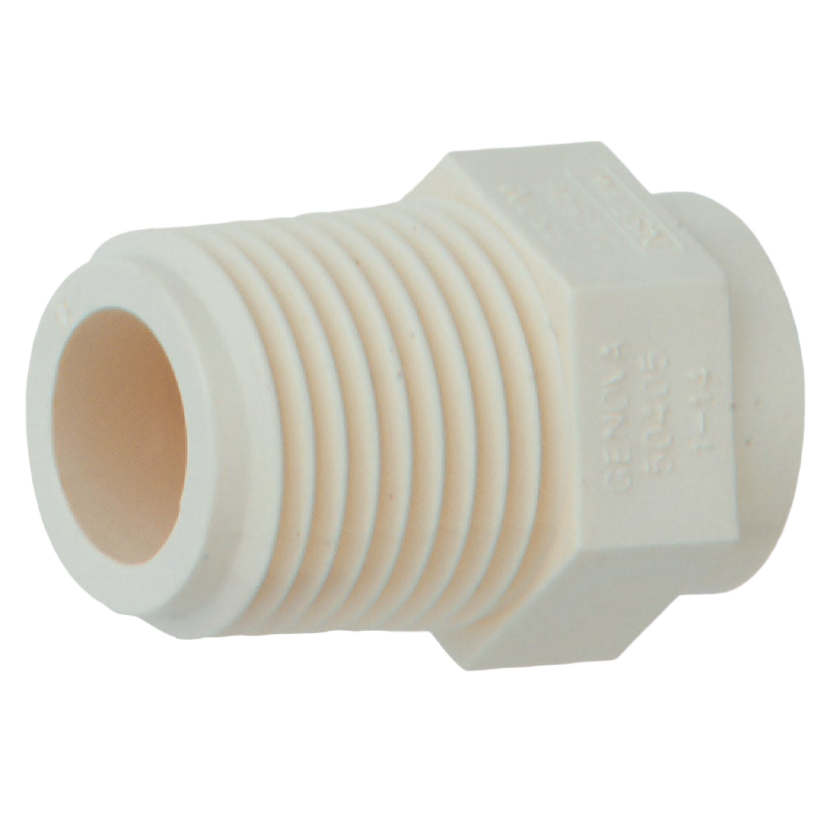 White 1/2 inch male threaded adapter for CPVC piping in Pipes & Fittings and Plumbing under $50 collections