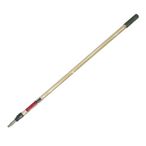 Adjustable fiberglass and aluminum paint pole with twist-resistant design for paint sprayers and home improvement tools collections