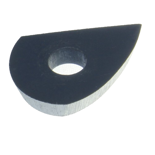 Small heart-shaped scraper tip with metal build for precision woodworking tools under 50 and Crown Tools collections