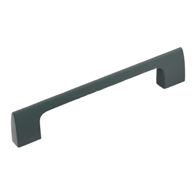 Matte black cabinet pull with clean modern design for furniture and hardware collections under $50