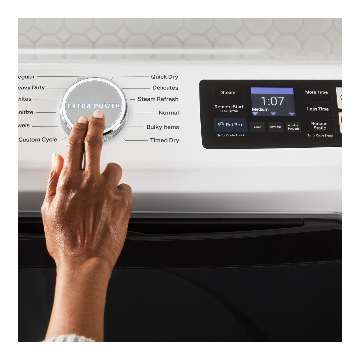 Smart Pet Pro Front Load Gas Dryer - 7.4 CU. FT.