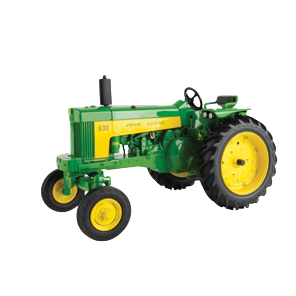 Detailed 1:16 scale green and yellow John Deere 630 tractor model in Vehicles & Remote Controlled Toys and Toys & Games collections