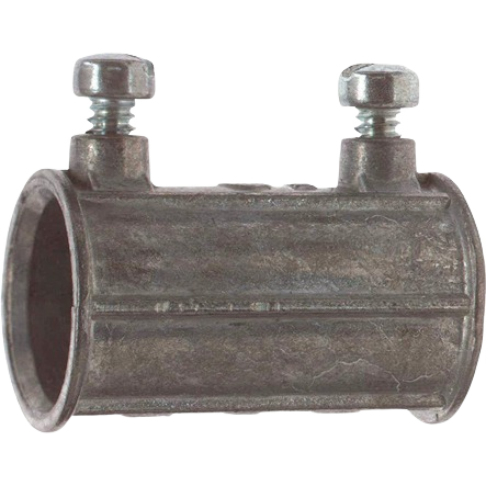 Metallic set screw coupling for 3/4 inch EMT conduit in electrical conduit fittings under $50 collections