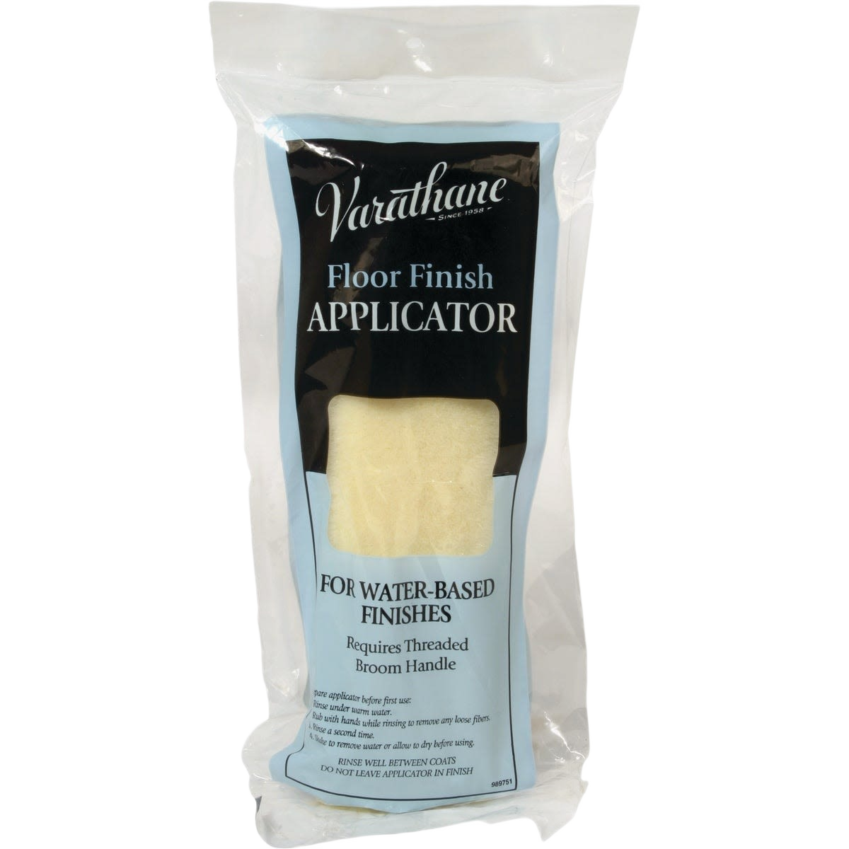 Varathane floor finish applicator for water-based finishes with threaded hole, home improvement paint supplies under $50