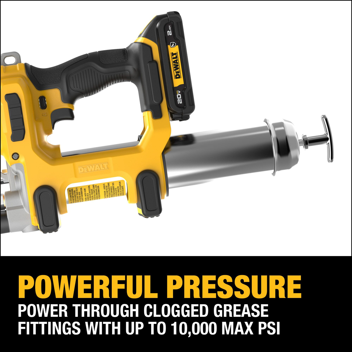 DEWALT 20V MAX* 2-Speed Grease Gun Kit