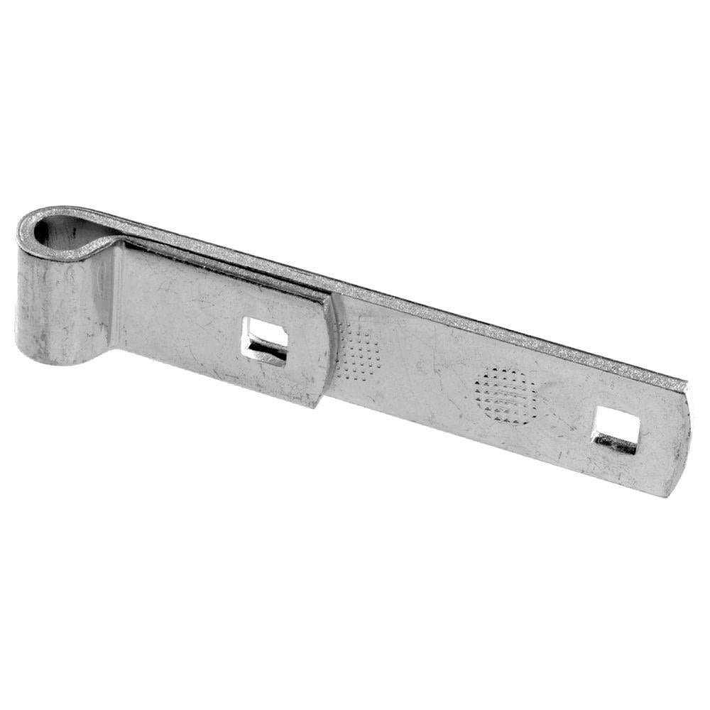 Zinc-plated 12-inch gate hinge strap for outdoor hardware projects with rust and corrosion resistance features
