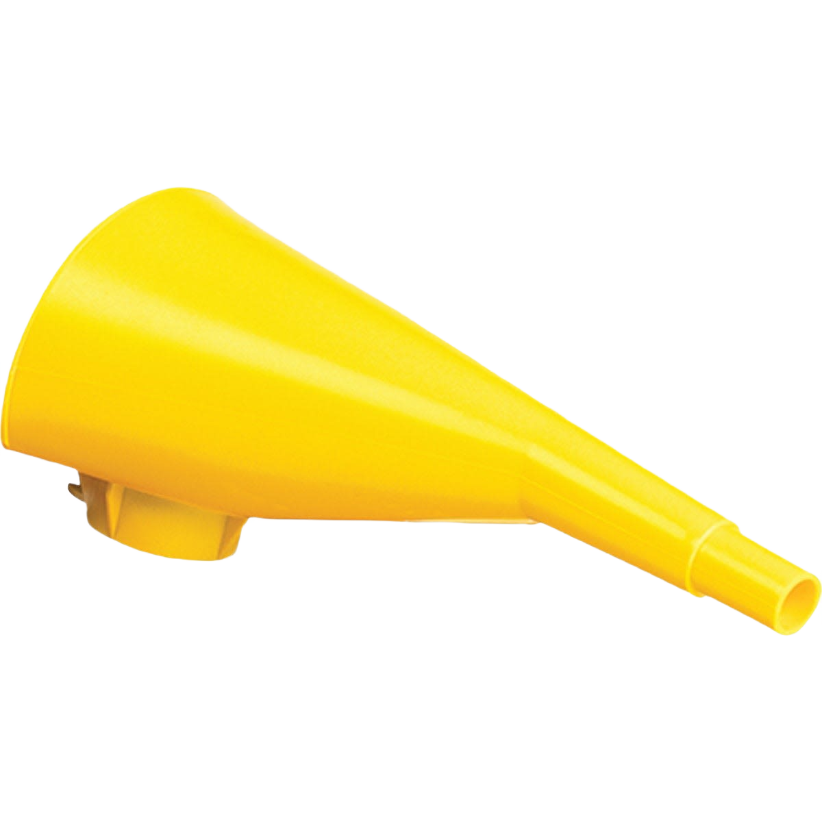 Bright yellow plastic funnel designed for safe pouring in home improvement and tools under $50 collections