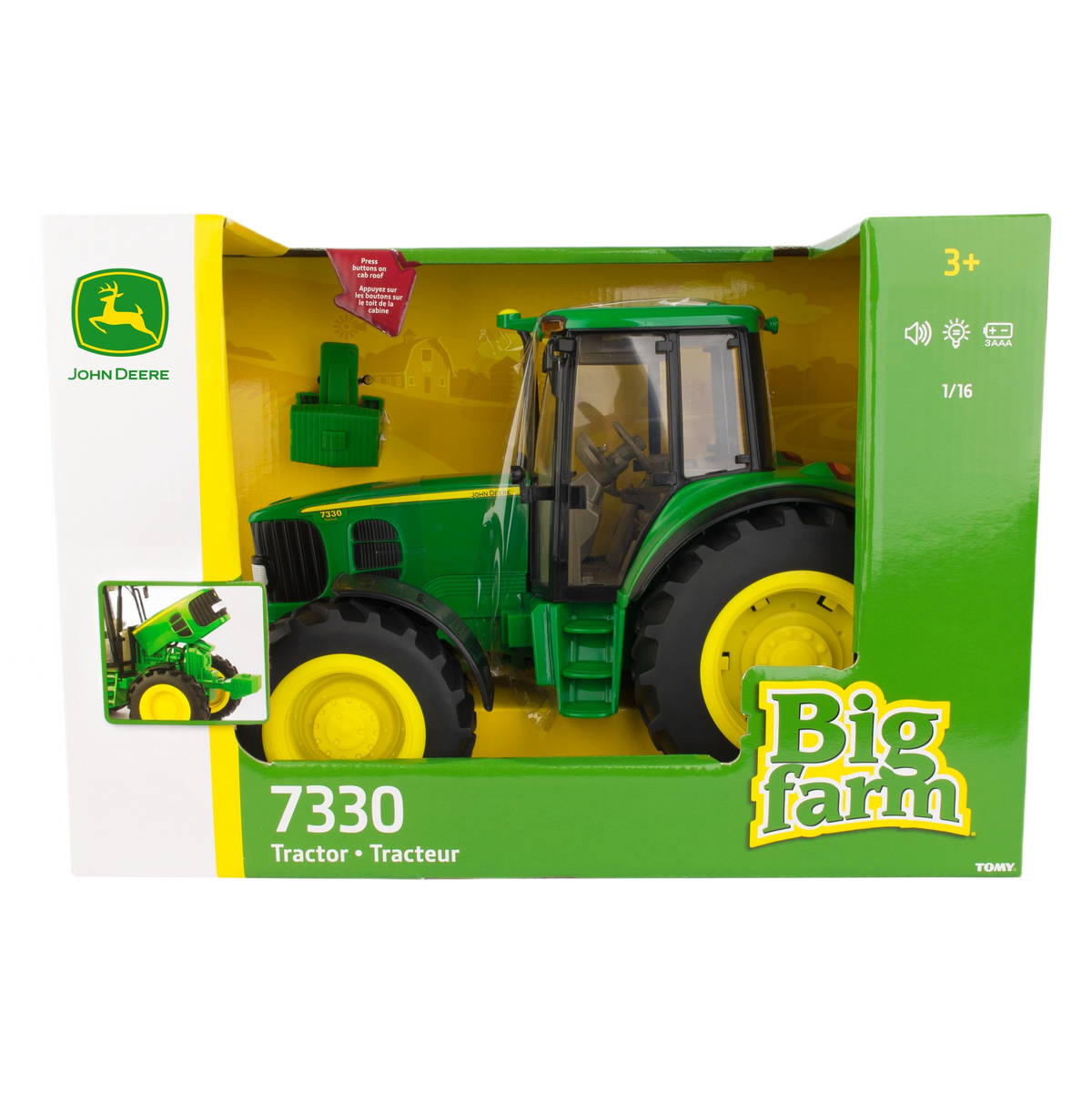 Ertl John Deere 1/16 7330 Big Farm Tractor