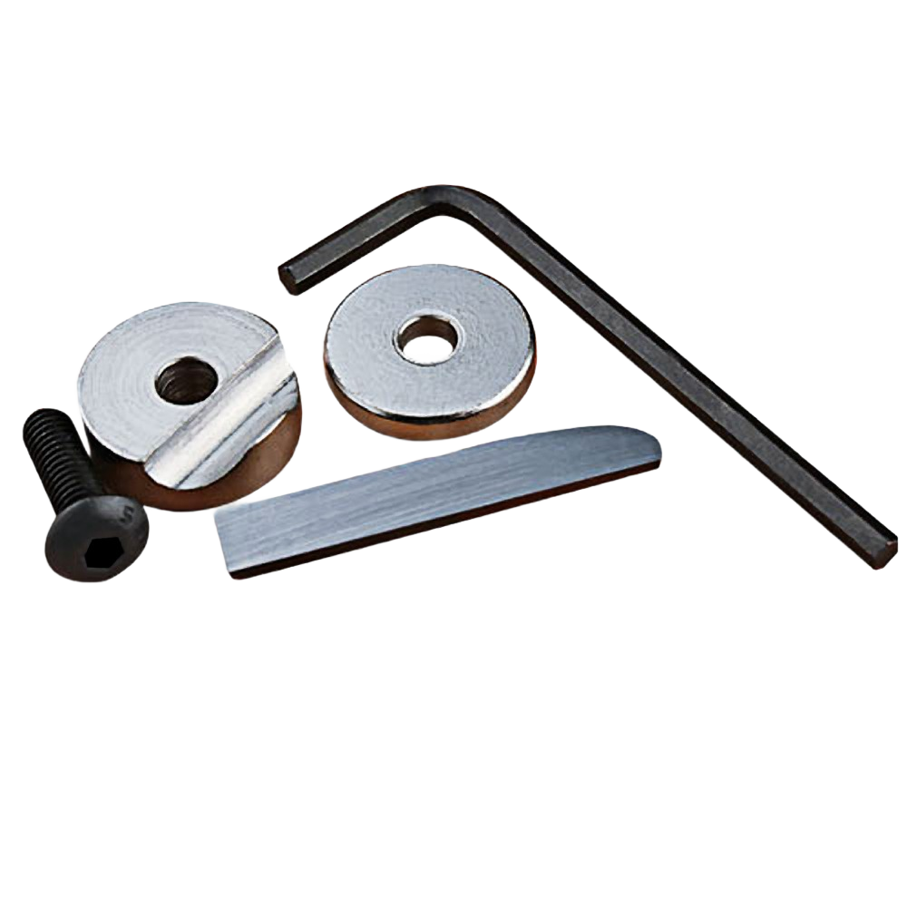 Metal swivel tip replacement parts with Allen wrench and cap screw for woodworking tools under $100 collection.
