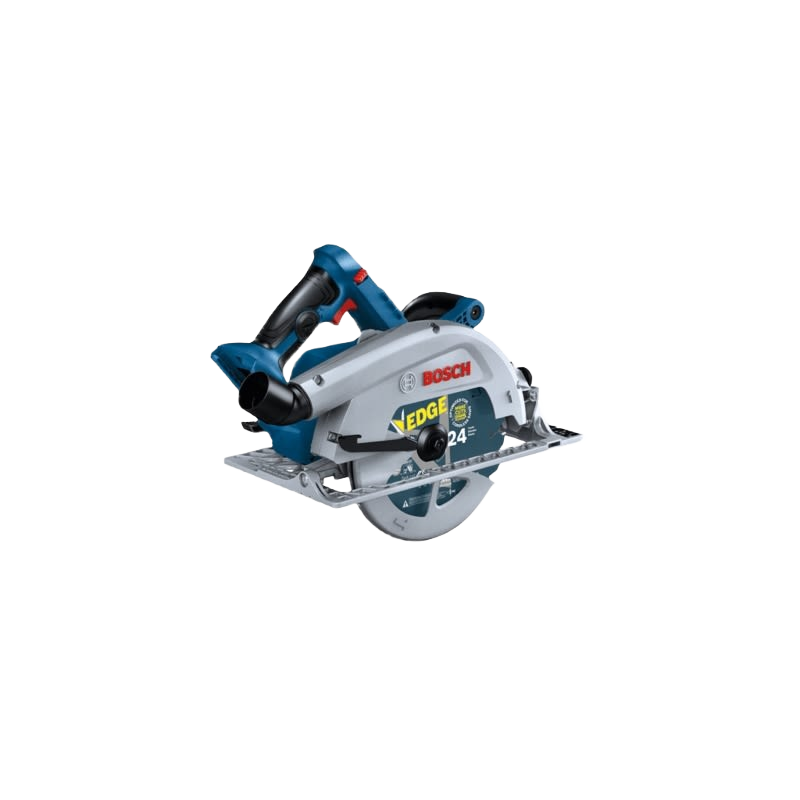 Cordless 7-1/4 inch circular saw with ergonomic handle and metal base for precise home improvement cuts