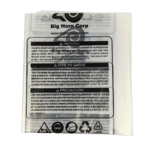 Clear disposable plastic dust collection bag for woodworking and air filtration tools in packs of five under $50