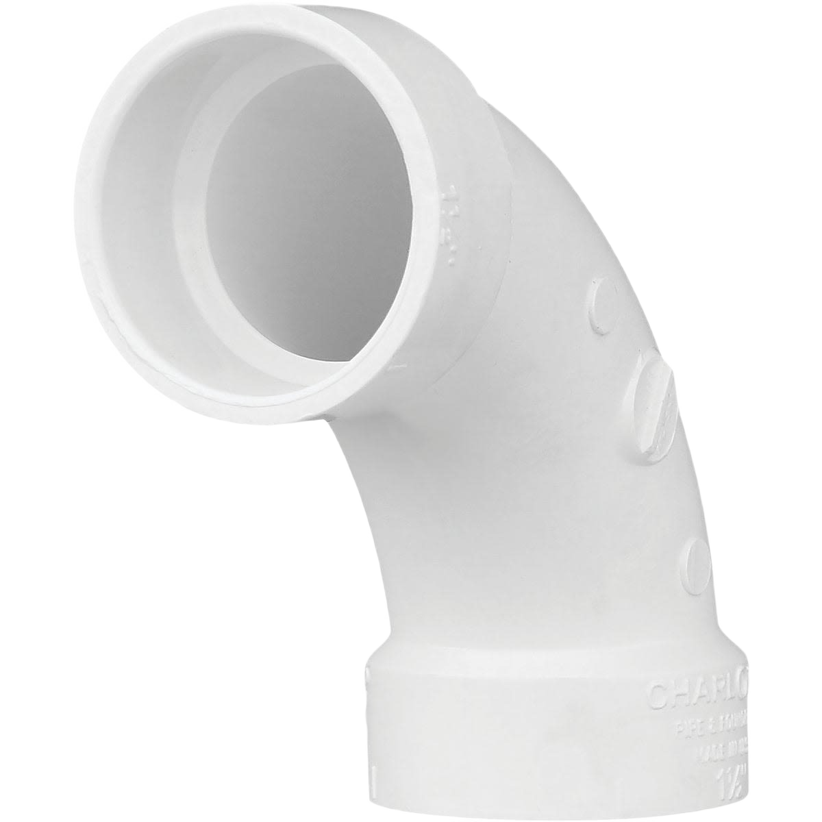 White 1-1/2 inch PVC 90-degree long sweep elbow for plumbing and pipes & fittings under $50 collections