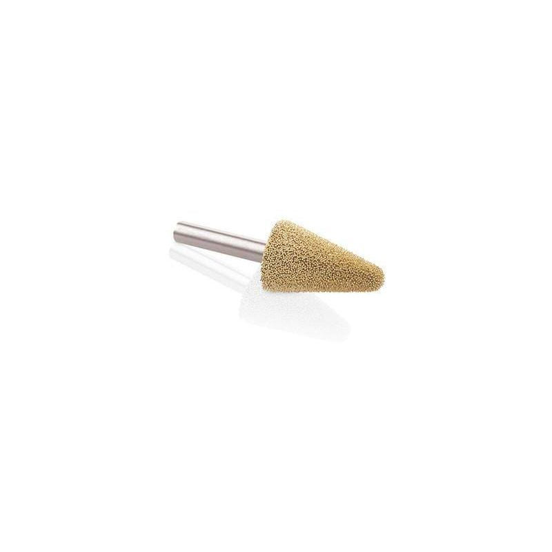 Fine taper-shaped metal burr with 1/4-inch shaft for detailed shaping and finishing in tools and home improvement tasks