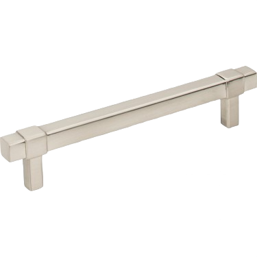 Satin nickel square bar pull with modern design for cabinet and furniture hardware under $50 collections