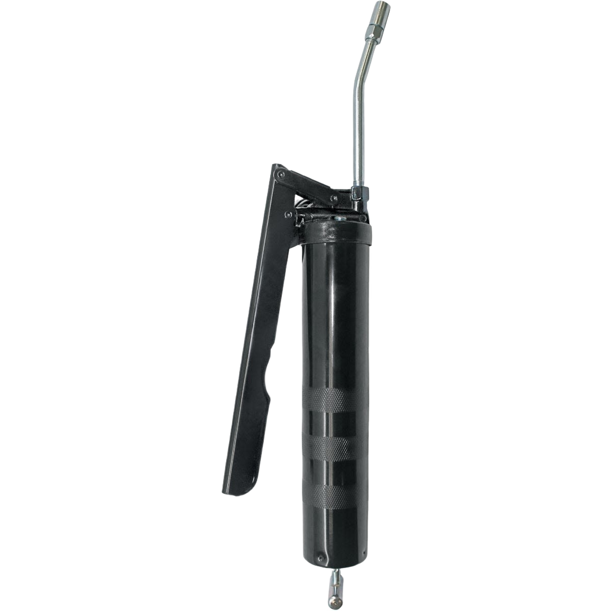 Black Plews Lubrimatic grease gun with lever handle, designed for automotive and home improvement lubrication tasks under $50 collections