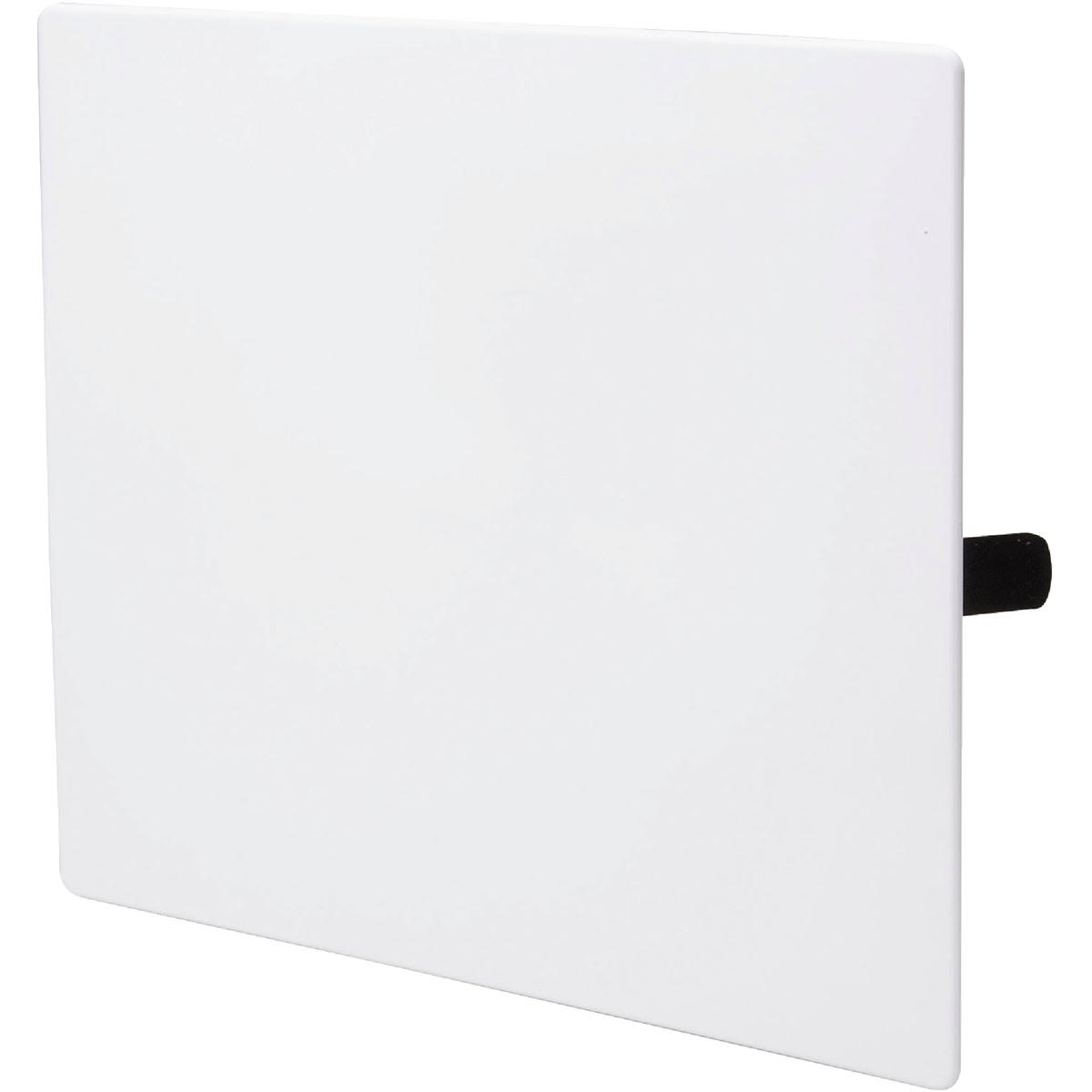 White plastic wall access panel with latch for plumbing and home improvement projects under $50 collections